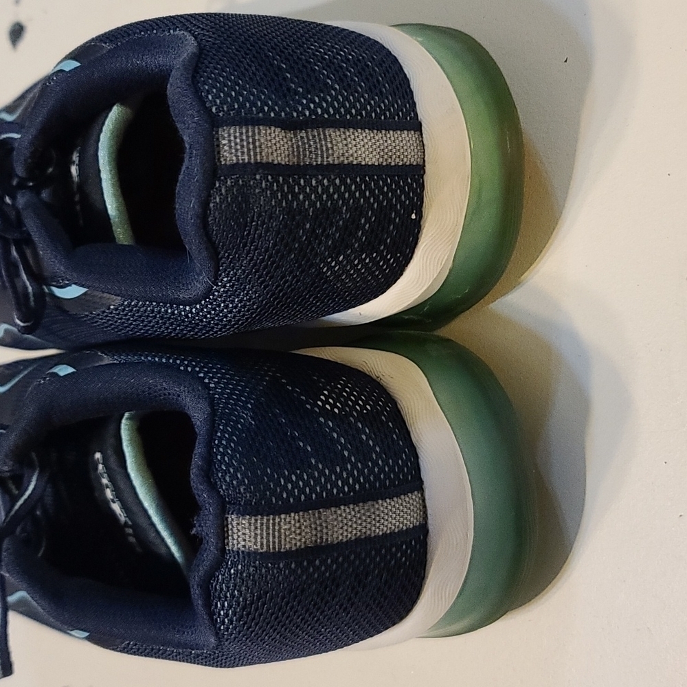 Skechers Goga‎ Max Go Air 2 Women's Sneakers Blue/Aqua Size 9 EUC - Picture 7 of 12